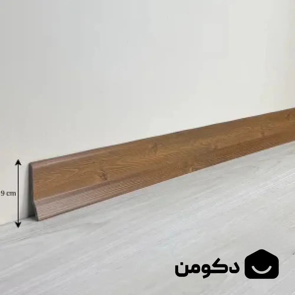 قرنیز پی وی سی طرح چوب چام سایز ۹ سانت